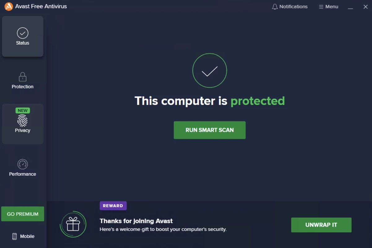 avast free antivirus screenshot 2
