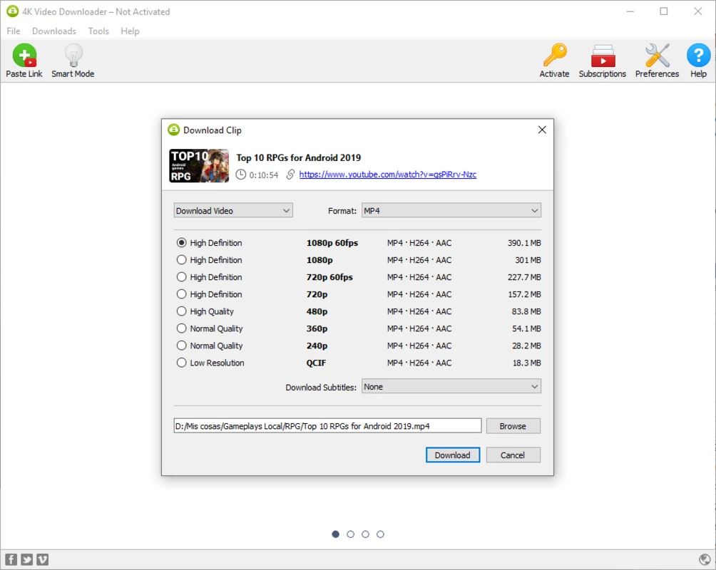 4k video downloader screenshot 2