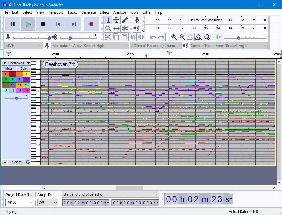 audacity screenshot 2