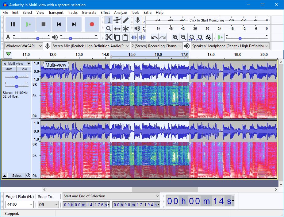 audacity screenshot 3