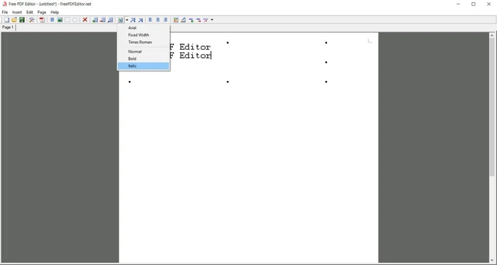 free pdf editor screenshot 3