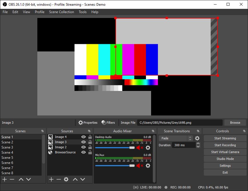 obs studio screenshot 1