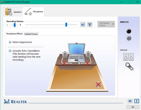 realtek hd audio drivers screenshot 2