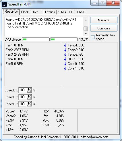 speedfan screenshot 3