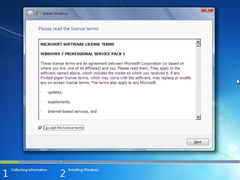 windows 7 professional iso screenshot 2