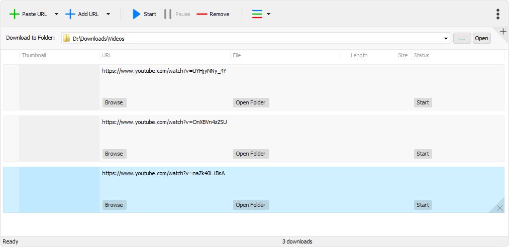 youtube downloader screenshot 1