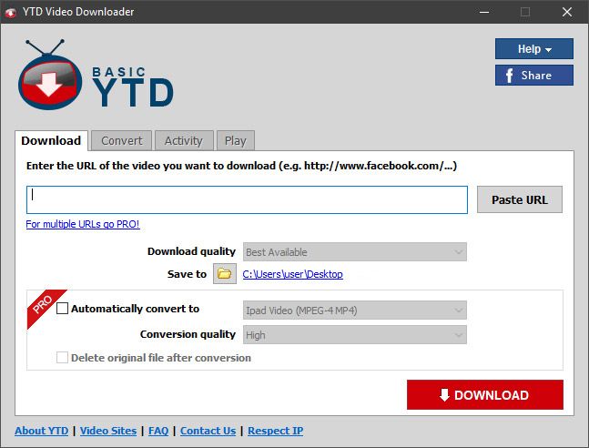 ytd video downloader screenshot 1